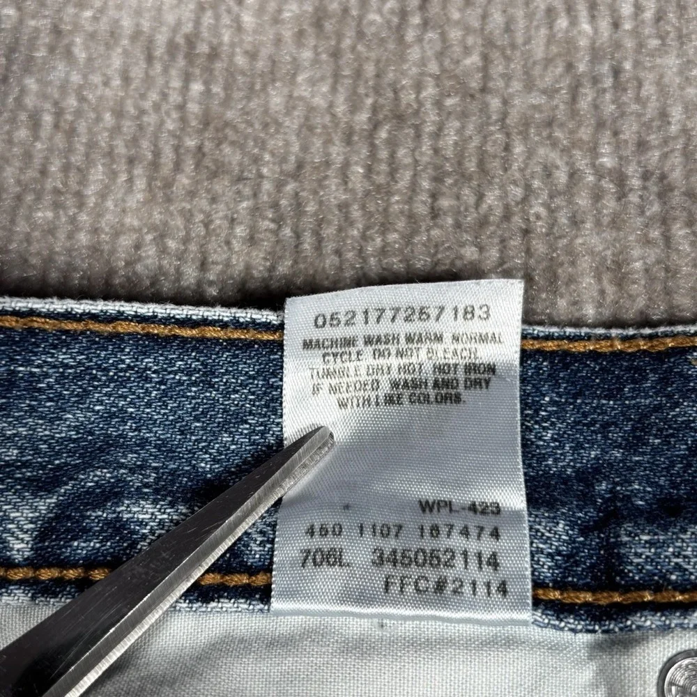 Levis 505 Jean‎ Shorts Mens 36 Regular Fit Blue Denim Cotton Workwear Skater Y2K